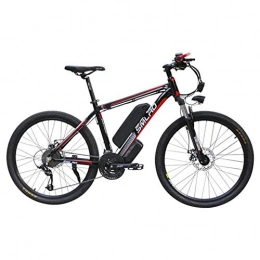 ZZQ Elektrische Mountainbike ZZQ Elektro-Mountainbike-350 / 500W 26 ‚' Elektro-Fahrrad mit Wechsel 48V Lithium-Ionen-Batterie 21 Gang-Schaltung, BlackRed