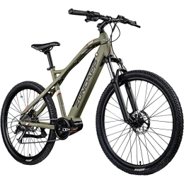 Zündapp Elektrische Mountainbike ZÜNDAPP X700 Ebike Mountainbike 27, 5 Zoll Fahrrad Damen und Herren 165-190 cm Elektrofahrrad Ananda Mittelmotor 504 Wh Akku MTB Hardtail E Bike Scheibenbremse Pedelec (50 cm, Khaki)