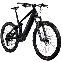 Zündapp Elektrische Mountainbike Zündapp TX630 E Bike Fully MTB 29 Zoll mit Brose Mittelmotor und RockShox Ebike Fahrrad Mountainbike Herren und Damen 155-195 cm mit Shimano MTB Schaltung und Scheibenbremse (48 cm, schwarz / grau)