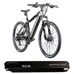 Zündapp Elektrische Mountainbike Zündapp Z801 Ebike Mountainbike 27, 5 Zoll E Bike Damen Herren E-Mountainbike 650B Mountain Bike Elektro Fahrrad Männer Bikes Hardtail mit zweitem Akku