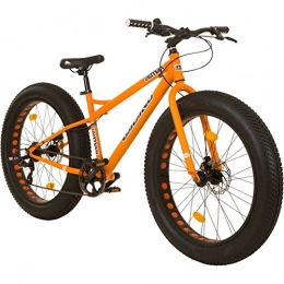 Galano Fat Tire Mountainbike 26 Zoll Galano Fatman 4.0 Zoll FAT TYRE Fatbike, Farbe:Orange