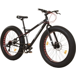 Galano Fahrräder 26 Zoll Galano Fatman 4.0 Zoll FAT TYRE Fatbike, Farbe:Schwarz