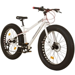 Galano Fat Tire Mountainbike 26 Zoll Galano Fatman 4.0 Zoll FAT TYRE Fatbike, Farbe:Weiss