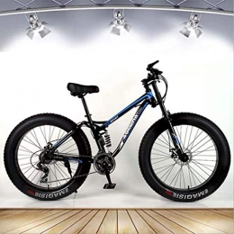 AISHFP Fat Tire Mountainbike Adult Fat Tire Mountain Bike, Snowbike, Doppelscheibenbremse Cruiser Bikes, Strand Fahrrad 26 Zoll-Räder, D