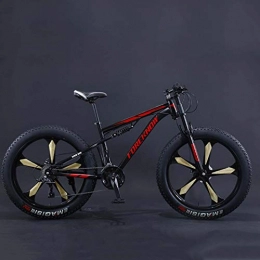 AISHFP Fahrräder AISHFP 26inch Fat Tire Mountain Bike, Doppelscheibenbremse Offroad Fahrrad, Gelände Damping Strand Schnee Bikes, 4.0 Breite Magnesium Alufelgen, E, 27 Speed