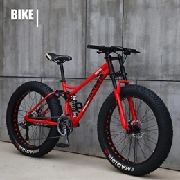 GaoGaoBei Fahrräder GaoGaoBei 26 Inch Fat Wheel Motorcycle / Fat Bike / Fat Tire Mountain Bike Beach Cruiser Fat Tire Bike Snow Bike Fat Big Tire Bicycle 21 Speed ​​Fat Bikes for Adult Blue 26IN, 24 Zoll, Rot, Super