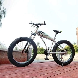 JWCN Fahrräder JWCN 21 Geschwindigkeit Fettreifen Full Suspension Mountainbike / Strand Cruiser Fahrrad für Männer Strand Fahrrad ATV Fahrrad Snowbike und Strand Fahrrad-Weiß_26" Uptodate