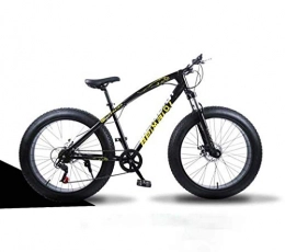 N&I Fahrräder N&I Mountain Bikes 24 Inch Fat Tire Hardtail Mountain Bike Dual Suspension Frame and Suspension Fork All Terrain Mountain Bicycle Men's and Women Adult