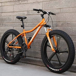 N&I Fahrräder N&I Off-Road Mountain Bikes 26 Inch Fat Tire Hardtail Snowmobile Dual Suspension Frame and Suspension Fork All Terrain Mountain Bicycle Adult