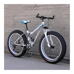 YXIAOL Fahrräder YXIAOL Adult Mountainbikes, Fat Tire Doppelscheibenbremse Hardtail Mountainbike, Big Wheels Fahrrad, High Carbon Carbon Frame 27 Speed, B-24 inch