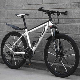 MEVIDA Mountainbike 24 Zoll 21-Geschwindigkeit Getriebefahrrad, Mountainbike Mit 10 Speichen Dual-scheiben-bremsen & Gabelaufhängung, Stoßdämpfung Fett-Reifen-Fahrrad Sport Bike
