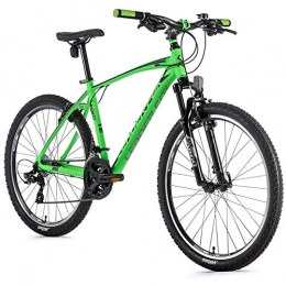 Leaderfox Mountainbike 26 Zoll Alu Leader Fox MXC Gent Fahrrad Bike MTB Shimano 21 Gang Neon Grün Rh 36cm