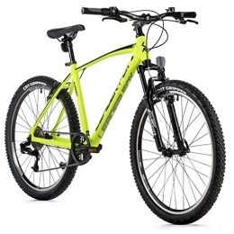 Leaderfox Fahrräder 26 Zoll Alu MTB Fahrrad Leader Fox MXC 8 Gang S-Ride Neon Gelb Rh 41cm