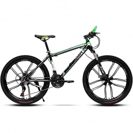 CDPC Mountainbike 26-Zoll-Mountainbike, 21 / 24-Gang mit Doppelscheibenbremsen, High-Carbon-Stahl-Mountainbike für Erwachsene, Hardtail-Fahrrad mit verstellbarem Sitz (Color : C4, Speed ​​: 24speed)