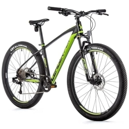 Leaderfox Fahrräder 27.5 Zoll Mountainbike Leader Fox Esent 8 Gang S-Ride schwarz grün Rh 41cm