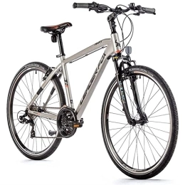 Leaderfox Fahrräder 28 Zoll Leader Fox Fahrrad Away Cross Trekking Bike 21 Gang Silber matt Rh48cm