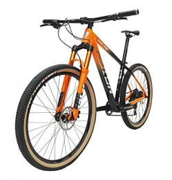 ASEDF Mountainbike ASEDF Leichter Carbon-Mountainbike, 27, 5 / 29 Zoll 12 Geschwindigkeit MTB Mountainbike Hydraulische Scheibenbremse Kohlefaser-Mountainbike orange-29in*17in