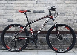 AXWT Mountainbike AXWT Bicycle 24 Zoll / 26 Zoll Rückbare Erwachsener Gelände Variable Speed ​​Fahrrad, Junge Männer und Frauen Fahrrad Fahren, Stadt Mountainbike Fahrräder, Mechanische Doppelscheibenbremsen