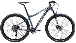 AYHa Mountainbike AYHa 9-Speed ​​Mountain Bikes, Alurahmen Herrenfahrrad mit Federgabel, Unisex Hardtail Mountainbike, All Terrain Mountain Bike, Grau, 29inch