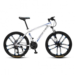 BaiHogi Mountainbike BaiHogi Profi-Rennrad, 26 ‚‘ Steel Mountain Bike 27 Geschwindigkeiten mit Doppelscheibenbremse Geeignet for Männer und Frauen Radfreunde / Blau / 27 Geschwindigkeit (Color : Blue, Size : 27 Speed)