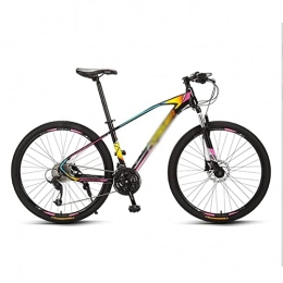 BaiHogi Mountainbike BaiHogi Profi-Rennrad, Mountain Bike 26 Zoll Aluminiumrahmen 27Speed ​​mit Dual-Disc Brake Lock-Out Federgabel for Männer Frau Erwachsene und Jugendliche / B (Color : B, Size : -)