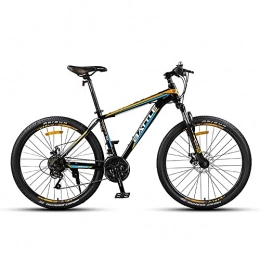 Bananaww Mountainbike Bananaww 24 Zoll Mountainbike MTB Fahrrad 24 Gang mit Stahlrahmen Scheibenbremsen Federgabel Pendlerfahrrad Herren Damen Jugendliche, Hardtail Mountainbike