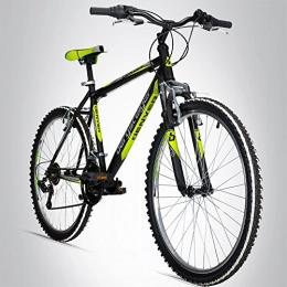 Bergsteiger Mountainbike Bergsteiger Denver 26 Zoll Mountainbike, geeignet ab 155 cm, Shimano 18 Gang-Schaltung, Gabel-Federung, Jungen-Fahrrad & Herren-Fahrrad