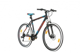 BIKE SPORT LIVE ACTIVE Mountainbike BIKE SPORT LIVE ACTIVE 27, 5 Zoll Bikesport Attack Herren Fahrrad MTB Mountainbike Hardtail ALU Rahmen Shimano 21 Gang (Blau Rot, L)