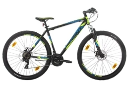 BIKE SPORT LIVE ACTIVE Fahrräder BIKE SPORT LIVE ACTIVE 29 Zoll Bikesport Attack Herren Fahrrad MTB Mountainbike Hardtail Shimano 21 Gang (Schwarz Matt Blau Rot, XL)