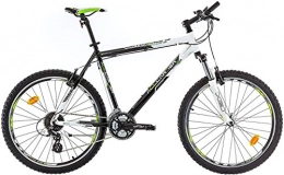 Bikesport 26 Zoll Herren Mountainbike 24 Gang All Carter Marlin, Farbe:schwarz-weiß