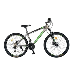 CARPAT SPORT Mountainbike CARPAT SPORT 26 Zoll Mountain Bike, Acura Hardtail Mountain Bike Aluminium Rahmen Hydraulische Bremsen Fahrrad mit 21 Gängen, Mountain Bike Männer / Frauen / Jugendliche (grau | Grün)