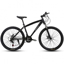 CDPC Mountainbike CDPC 24-Zoll-Mountainbike für Erwachsene, Strand-Schneefahrrad, Fahrrad mit Doppelscheibenbremse, Aluminiumlegierungsräder, 21 / 24 / 27-Gang-Fahrrad Mountainbike Verstellbarer Sitz für Männer und Fr