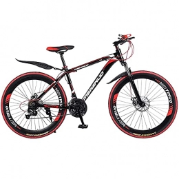 CDPC Mountainbike CDPC Rennrad Mountainbike 26-Zoll-Aluminiumlegierungsrahmen, 27-Gang-Stadtrad, All-Terrain-Doppelscheibenbremsen, Outdoor-Fahren für Jugendliche, Rennrad, City-Pendlerfahrrad (Farbe : Rot)