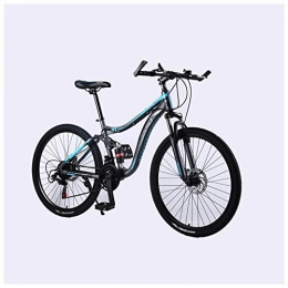 CENPEN Mountainbike CENPEN Outdoor-Sport Mountainbike 2130 Geschwindigkeiten 26 Zoll Doppelscheibenbremse Federung Full Suspension AntiSlip Bikes mit HighCarbon Stahlrahmen (Color : Blue, Size : 27 Speed)