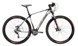 Corratec Herren Fahrrad MTB X Vert 29 01, Mattschwarz/Weiß/Rot, 49, BK17028-0049