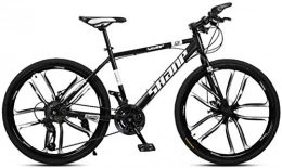 BWJL Fahrräder Country Mountain Bike 24 / 26 Inch Doppelscheibenbremse, Erwachsene MTB Land Gearshift Fahrrad, Hardtail Mountainbike mit verstellbarem Sitz Carbon Steel, 27-stufiges Schiebe, 26inches