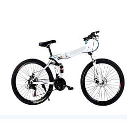 COUYY Mountainbike COUYY Fahrrad Hoher Kohlenstoffstahl Erwachsene Variable Geschwindigkeit Mountainbike 26 Zoll Doppelschock Absorption Cross-Country Road Klapprad