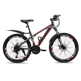 COUYY Mountainbike COUYY Kinder Fahrrad Mountainbike, 24 Zoll 21-Gang-Fahrrad Full-Feder-Getriebe Dual-Scheibenbremsen Mountainbicycle, A