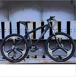 DGAGD Mountainbike DGAGD 24 Zoll Erwachsenen Mountainbike Fahrrad mit Variabler Geschwindigkeit Doppelscheibenbremse Fahrrad DREI Messer Rad-schwarz_27 Geschwindigkeit