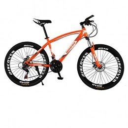 DGAGD Mountainbike DGAGD 26 Zoll Mountainbike Fahrrad Variable Geschwindigkeit Männer und Frauen Erwachsene Doppelscheibenbremse Fahrrad 40 Schneidräder-Orange_30 Geschwindigkeit