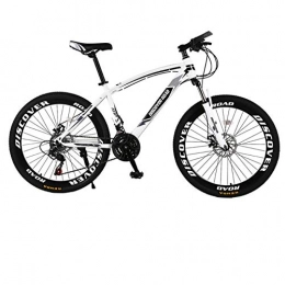 DGAGD Mountainbike DGAGD 26 Zoll Mountainbike Fahrrad Variable Geschwindigkeit Männer und Frauen Erwachsene Doppelscheibenbremse Fahrrad 40 Schneidräder-weiß schwarz_27 Geschwindigkeit