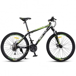 DJYD Mountainbike DJYD 24-Gang-Mountainbikes, 26-Zoll-Adult hochgekohlt Stahlrahmen Hardtail Fahrrad, Männer All Terrain Mountainbike, Anti-Rutsch-Bikes, Grün FDWFN (Color : Green)