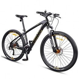 DJYD Mountainbike DJYD Hardtail Mountainbike, 27, 5 Zoll Big Wheels Mountain Trail Bike, Carbonrahmen Mens-Frauen-All Terrain Mountain Bike, Gold, 30 Drehzahl FDWFN (Color : Blue, Size : 30 Speed)