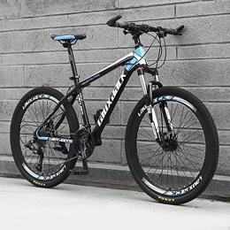 DKZK Mountainbike DKZK 24 / 26 Zoll Mountainbike 21 / 24 / 27 Geschwindigkeit Leichte Mountainbikes Doppelscheibenbremsen Federgabel Urban Commuter City Fahrrad FüR Erwachsene Und Jugendliche