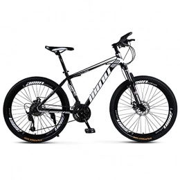 DKZK Mountainbike DKZK Mountainbike 26 Zoll RäDer 21 / 24 / 27 Geschwindigkeit Doppelscheibenbremse Erwachsenen Mountain Cross-Country-Fahrrad Vollgefedertes Mountainbike