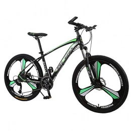 Dpliu Mountainbike Dpliu Berg Fahrrad, 26 Zoll-Rad-Doppel-Full Suspension Mountain Bike 27 Geschwindigkeit Aluminium Rahmen mit Scheibenbremsen und Federgabeln (Color : Green)