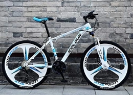 Dszgo Mountainbike Dszgo 24-Zoll / 26-Zoll-Räder Integrieren, Jugend und Männer Gelände Variable Speed ​​Fahrräder, fehlerfreie und komfortable Positionierung, Erwachsene Mountain Bikes, Mechanische Doppelscheibenbremse