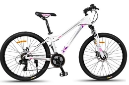 Dszgo Mountainbike Dszgo Erwachsene Mountain Bike 26 Zoll 21-Gang Doppelstoßdämpfung Fahrrad for junge Männer und Frauen The Front Auto verriegelt werden kann, Multi-Speed-Shift-Doppelscheibenbremse mit hohem Kohlenstof