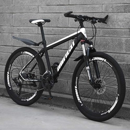 Dszgo Mountainbike Dszgo Off-Road-Dämpfende Mountain Bikes, verdickte Carbon Steel Rohrwandrahmen, Erwachsene Städtische Mountainbikes, Männer und Frauen mit variabler Geschwindigkeit Fahrräder, 26-Zoll-Räder, Jugend Ro