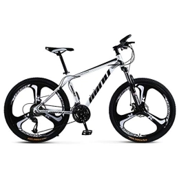 DULPLAY Fahrräder DULPLAY Racing Fahrrad Fahrrad Für Frauen, 26 Zoll Racing Erwachsene MTB, Fahrrad Gabeln, Vollsperrung Mountainbike Mann Weiß Und Schwarz 26", 21-Gang